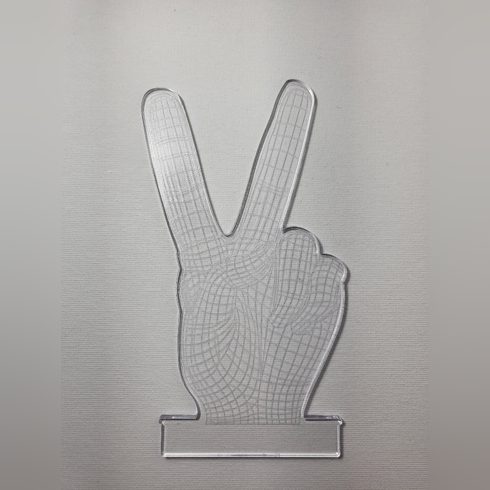 3D Effect Victory LED Light ✌️ - Picture 11 of 16